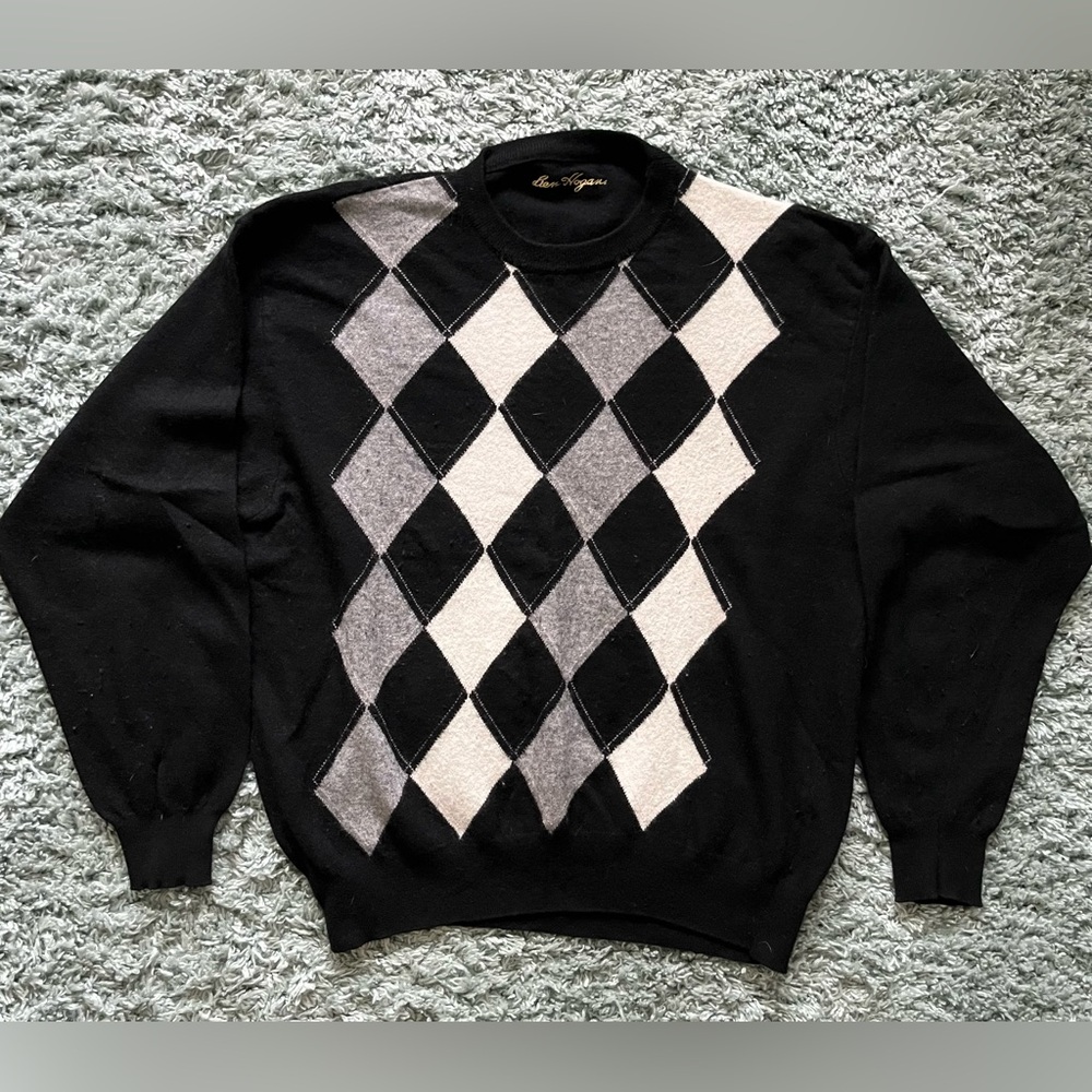 Men’s Ben Hogan V-Neck cashmere/wool blend sweater